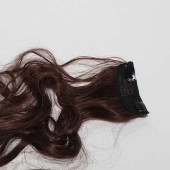 FESHFEN Clip in Extensions, 4ks 50 cm Celohlavové predlžovanie vlasov so sponkami Syntetické vlnité