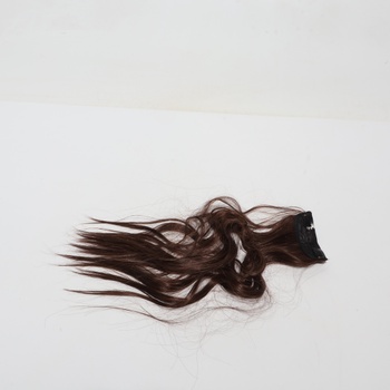 FESHFEN Clip in Extensions, 4ks 50 cm Celohlavové predlžovanie vlasov so sponkami Syntetické vlnité