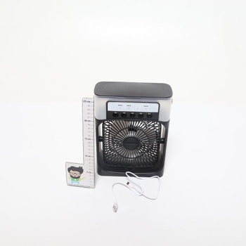 Prenosný ventilátor klimatizácia, 4 v 1 osobný mini chladiaci ventilátor s vodnou hmlou, 3 rýchlosti
