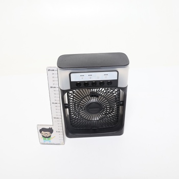 Přenosný ventilátor klimatizace, 4 v 1 osobní mini chladicí ventilátor s vodní mlhou, 3 rychlosti