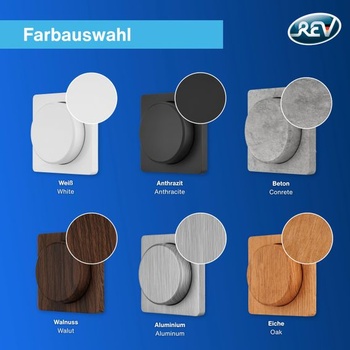 Řada vypínačů REV NOVA - kryt stmívače, otočné ovládání knoflíkem, barva ořechu 1x kryt stmívače