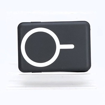 Powerbanka Azmuth pro iPhone s magnetickou ochranou, 10 000 mAh se stojánkem, černá
