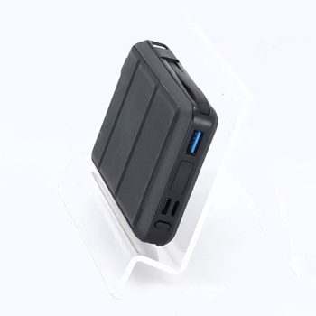 Powerbanka Azmuth pro iPhone s magnetickou ochranou, 10 000 mAh se stojánkem, černá