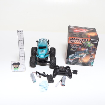 Diaľkovo ovládaný monster truck, 2,4 GHz monster truck s rotáciou o 360 ° a vzpriamenou chôdzou, monster
