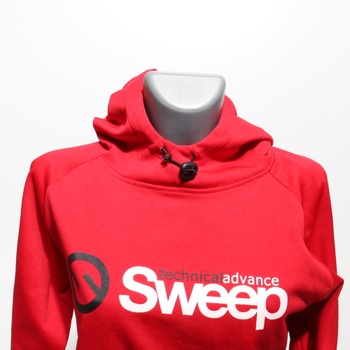Dámska červená mikina veľ. L Sweep