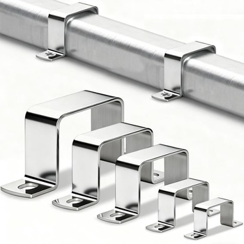 30 kusov objímky na štvorcové rúrky 15x15 mm štvorcová objímka z nerezovej ocele 304 15x15 mm - 30 ks