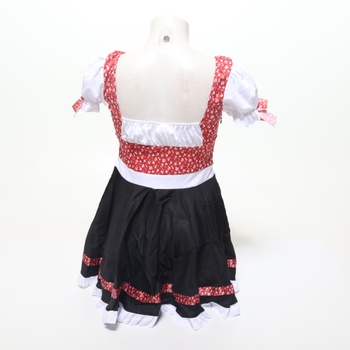 Spooktacular Creations Dámská sada kostýmů z německého Oktoberfestu, černé a červené německé pivní