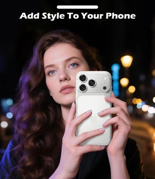 Ochranný kryt na objektiv fotoaparátu imluckies pro iPhone 17 Pro - třpytivý iPhone 17 Pro Max,