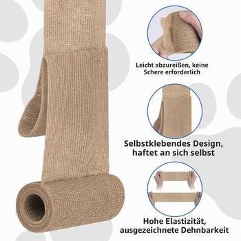 Samolepiace obväz, 6 roliek, 2,5 cm x 4,5 m, náplasť, elastická páska, fixačný obväz, náplasť,