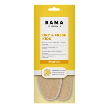 Bama Dry & Fresh Kids - Barefoot vložky do topánok - Priedušné letné vložky do topánok - Účinné vďaka iontom