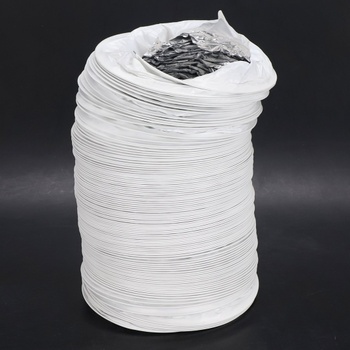 Výfuková rúrka Hon&Guan ø150mm, 5m PVC hliníková hadica s 2 hadicovými svorkami pre prenosnú
