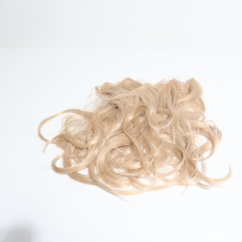 BARSDAR Clip in vlasové predĺženie blond, 50 cm vlnité clip in predĺženie pre ženy 5 ks prírodné