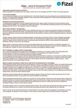 Detská a voľnočasová fľaša na pitie Fizzii 330 ml (tesná proti sýteným nápojom, bez škodlivých