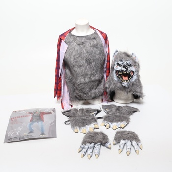 Kostým Spooktacular Creations veľ. S vlk