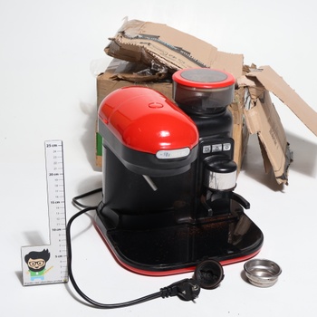 Ariete Espresso kávovar s mlynčekom na kávu Moderna 1318, autentická káva, filter na 1 alebo 2 šálky,