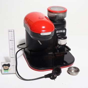 Ariete Espresso kávovar s mlynčekom na kávu Moderna 1318, autentická káva, filter na 1 alebo 2 šálky,