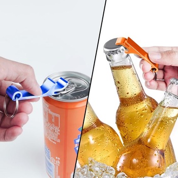 24 přívěsků na klíče s otvírákem na lahve, 8 barev přívěsků na klíče s otvírákem na pivo