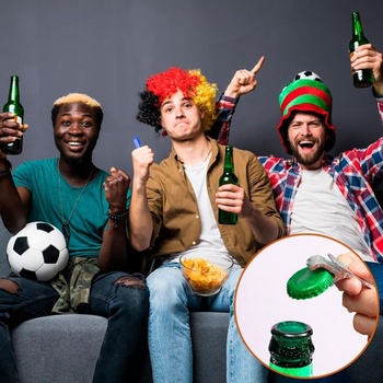 24 přívěsků na klíče s otvírákem na lahve, 8 barev přívěsků na klíče s otvírákem na pivo