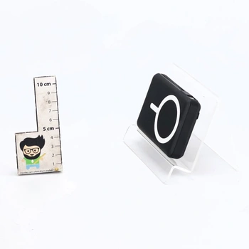 Powerbanka Azmuth pro iPhone s magnetickou ochranou, 10 000 mAh se stojánkem, černá