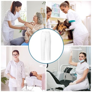 Unisex nohavice pre zdravotné sestry AUYAO, lekárske naťahovacie nohavice, tunika, pracovné nohavice,