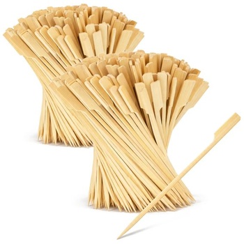 Com-four® 300x bambusové špízy na prsty - drevené špajle 20 cm na desiaty 20 cm 300