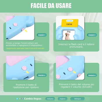 Výuková hračka Visator mluvící kartičky