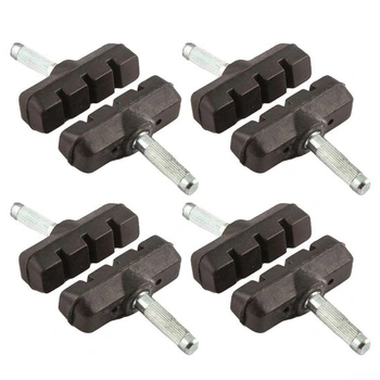 Sada brzdových čelistí 55 mm pro brzdy V-brake, kompatibilní s běžnými modely jízdních kol (4 kusy)