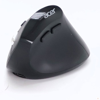 Bezdrôtová myš Acer Ergonomic, dobíjacia vertikálna myš 2,4 GHz s rozlíšením 3 DPI, 6 tlačidiel,