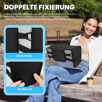 Sluneční clona na notebook, sluneční clona na obrazovku, skládací, neoslňující sluneční clona pro