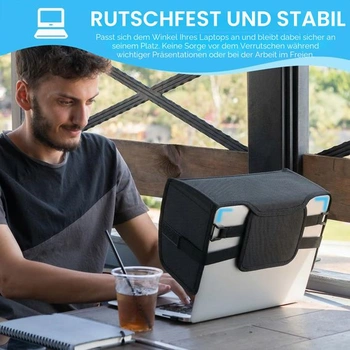 Sluneční clona na notebook, sluneční clona na obrazovku, skládací, neoslňující sluneční clona pro