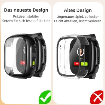 Upeak 3dílné ochranné pouzdro s pevným PC pro XPlora X6 Play Kids, chránič obrazovky,