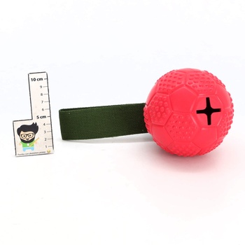 Fuzzl Chuck & Treat kaučuková futbalová lopta, odolná žuvacia hračka pre agresívne žuvače, silná