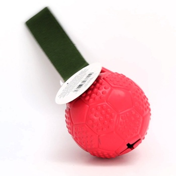 Fuzzl Chuck & Treat kaučuková futbalová lopta, odolná žuvacia hračka pre agresívne žuvače, silná