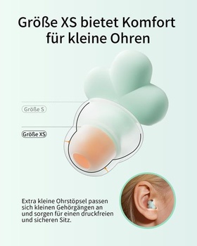 3 páry ušných nástavcov Qufits pre špunty do uší QubitPulse Dream a Bloom na spanie, ultra mäkké ušné