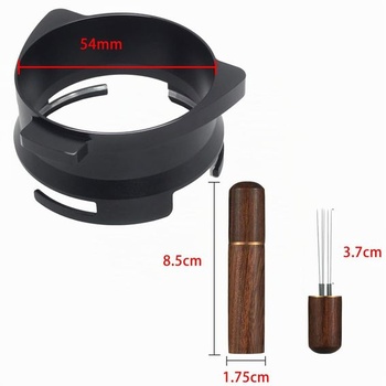 Dávkovací krúžok kávy ANBOO 54 mm, hliníkový doplnok na espresso s príslušenstvom pre portafiltre