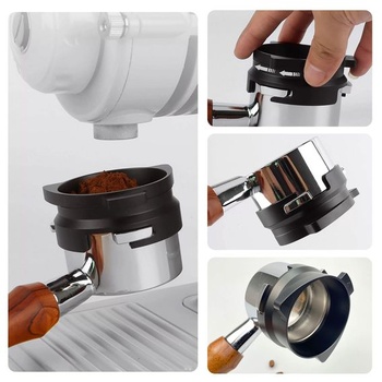Dávkovací krúžok kávy ANBOO 54 mm, hliníkový doplnok na espresso s príslušenstvom pre portafiltre