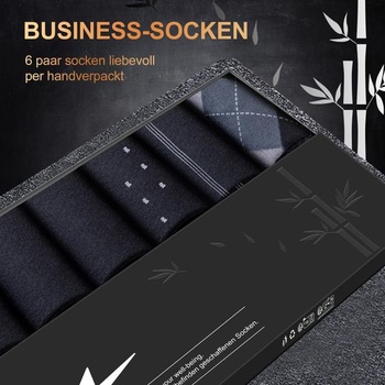 6 párov spoločenských ponožiek Niorasen 37-42