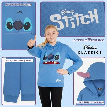 Dievčenská mikina Disney modrej farby