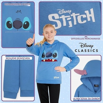 Dívčí mikina Disney modré barvy