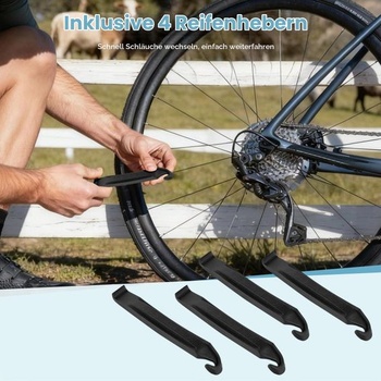 Duša na bicykel yeesport 6X 28 palcov, duša na cestný bicykel 700x25-28C, 48 mm, objem 22,5 mm