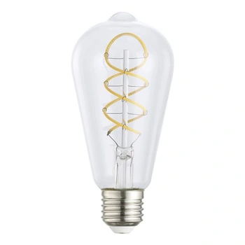 EGLO E27 LED žiarovka, špirálová, vysoký svetelný tok, ST64