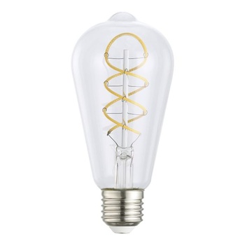 EGLO E27 LED žiarovka, špirálová, vysoký svetelný tok, ST64