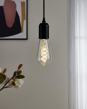 EGLO E27 LED žiarovka, špirálová, vysoký svetelný tok, ST64