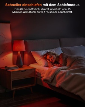 Žárovka DUSKTEC E27 RGB s dálkovým ovládáním, 12W 1300LM LED žárovka, 1 kus
