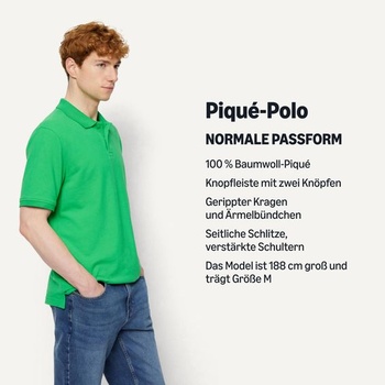Pánske bavlnené polo tričko Amazon Essentials Regular Fit (k dispozícii vo väčších veľkostiach) S