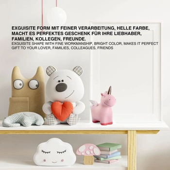 GOODS+GADGETS® Pokladnička s jednorožcem 10 cm - keramická, zapisovatelná