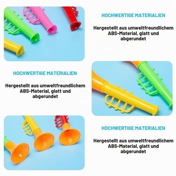 25 miniaturních plastových trumpet, vuvuzela pro děti