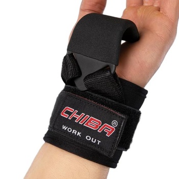 Chiba Trainingshilfe Latzughaken (Powerhook), čierna, univerzálna veľkosť, 40958