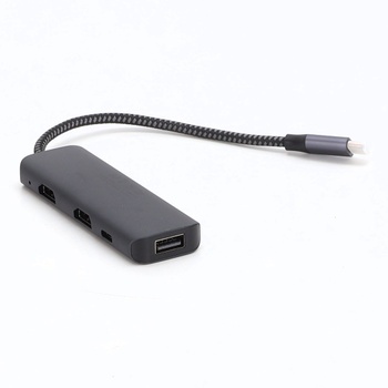 Adaptér USB-C s duálnym HDMI, dokovacia stanica Newmight 4 v 1 s USB-C pre dva monitory, vybavená 2