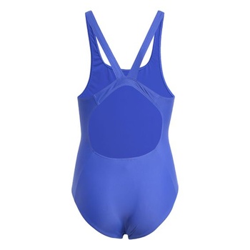 Detské unisex plavky adidas s V-strihom na chrbte 170 Semi Lucid Blue